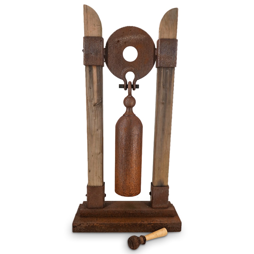 Tom Torrens Hand Wrought Wood & Heavy Cast Iron Bell (1 of 10)