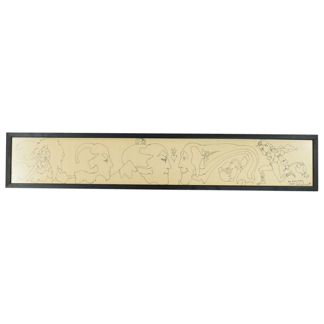 Peter Max, (German, b.1937) Ink on Paper Illustration (1 of 4)