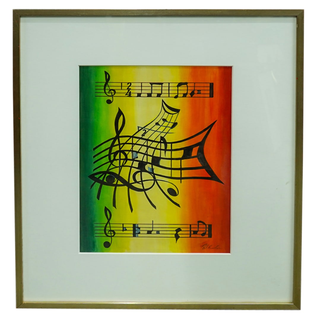 Attrib. Ed. Ruscha. (American b.1937) Lithograph (1 of 9)