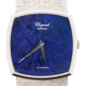 Vintage White Gold Chopard Lapis Dial