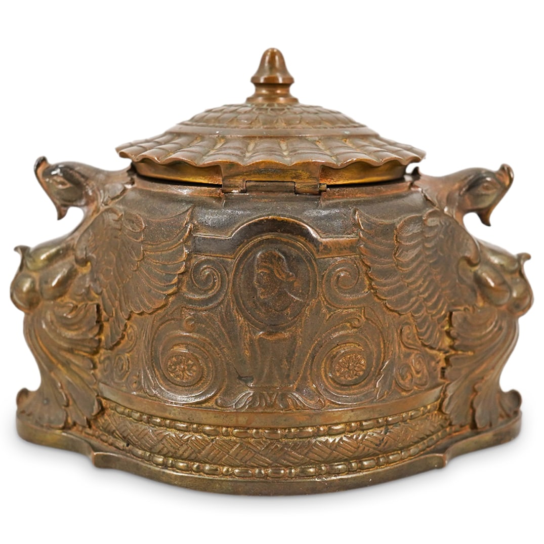 Tiffany Studios "Spanish" Inkwell (1 of 13)
