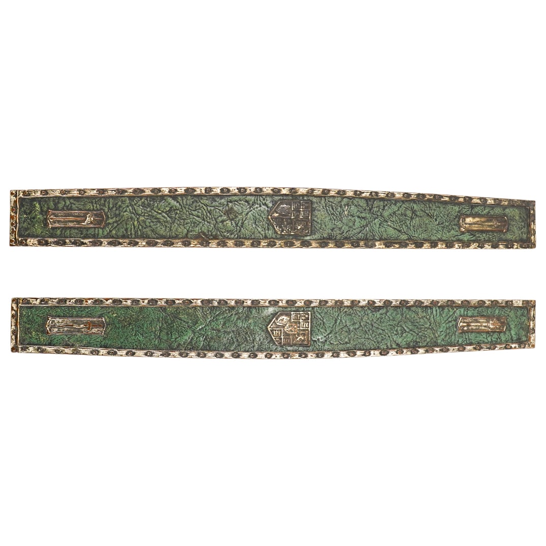 Tiffany Studios Blotter Ends In The "Heraldic" Pattern (1 of 7)