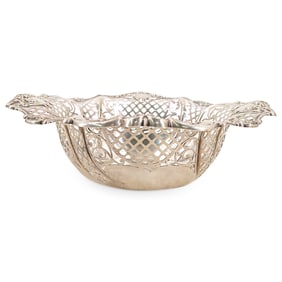 Antique Gorham Sterling Silver Reticulated Bowl