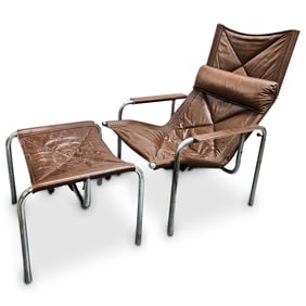Hans Eichenberger For Strassle HE1106 Lounge Chair W/ Ottoman