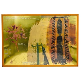 Robert Rauschenberg (1925-2008) Exhibition Print on Metalfor
