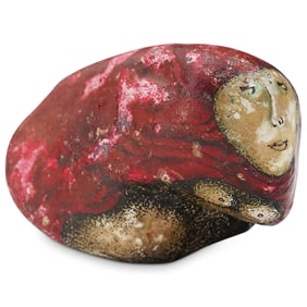 Tilsa Tsuchiya (PERUVIAN, 1929 - 1984) Oil & Ink on Stone