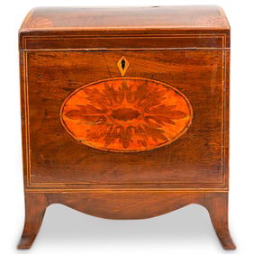 Antique George III Marquetry Wine Cellarette