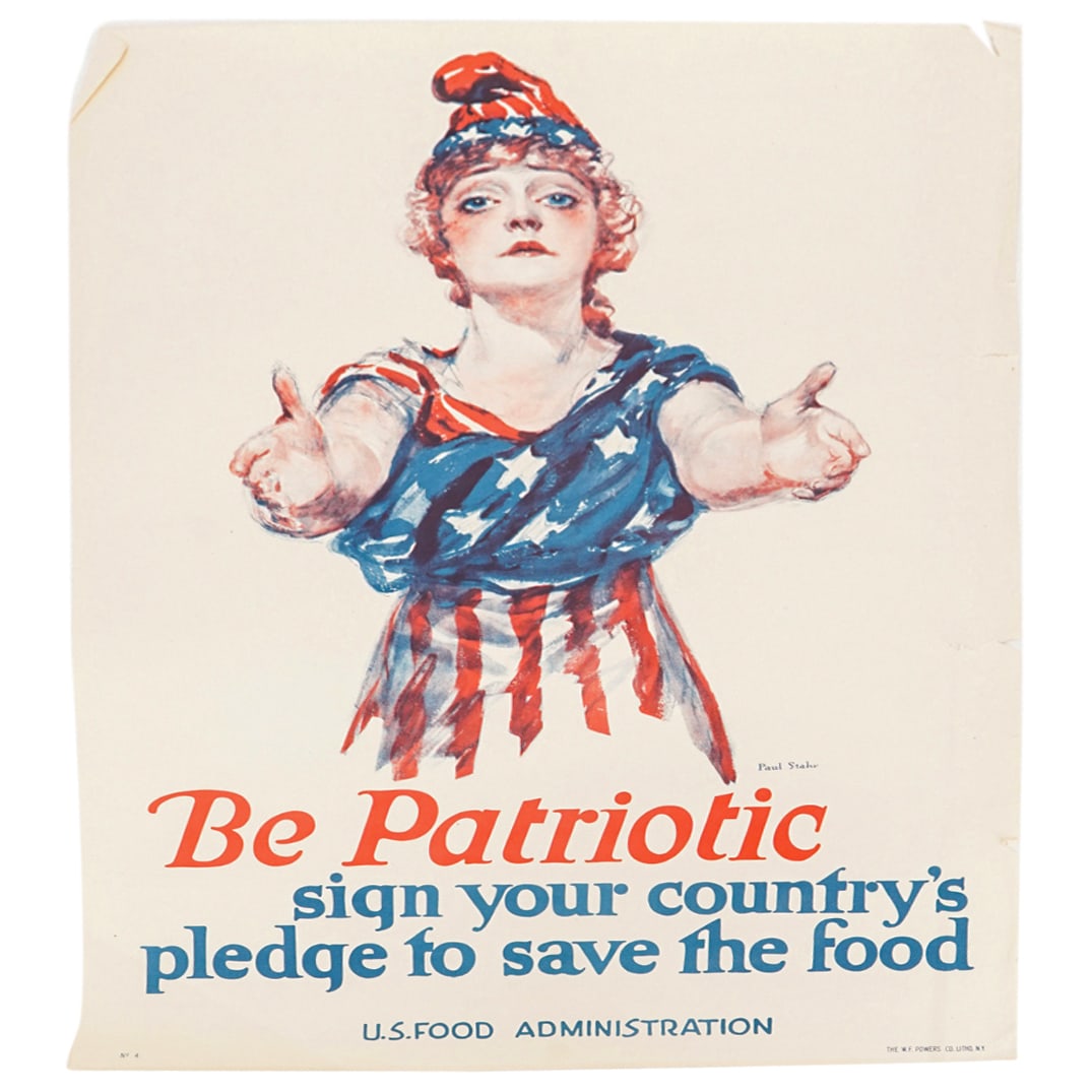 WW1 US "Be Patriotic" Propaganda Poster (1 of 6)