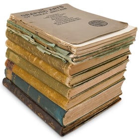 (10 Pc) Antique "The Studio Illustrated Magazine of Fine Arts" Book Collection