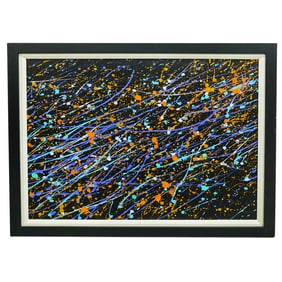 Robert Copple (B. 20th C.) Abstract Expressionist Oil On Canvas