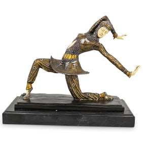 Art Deco Bronze Figure of a Dancer