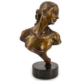 Andrew Devries. (America b. 1957) Bronze Bust