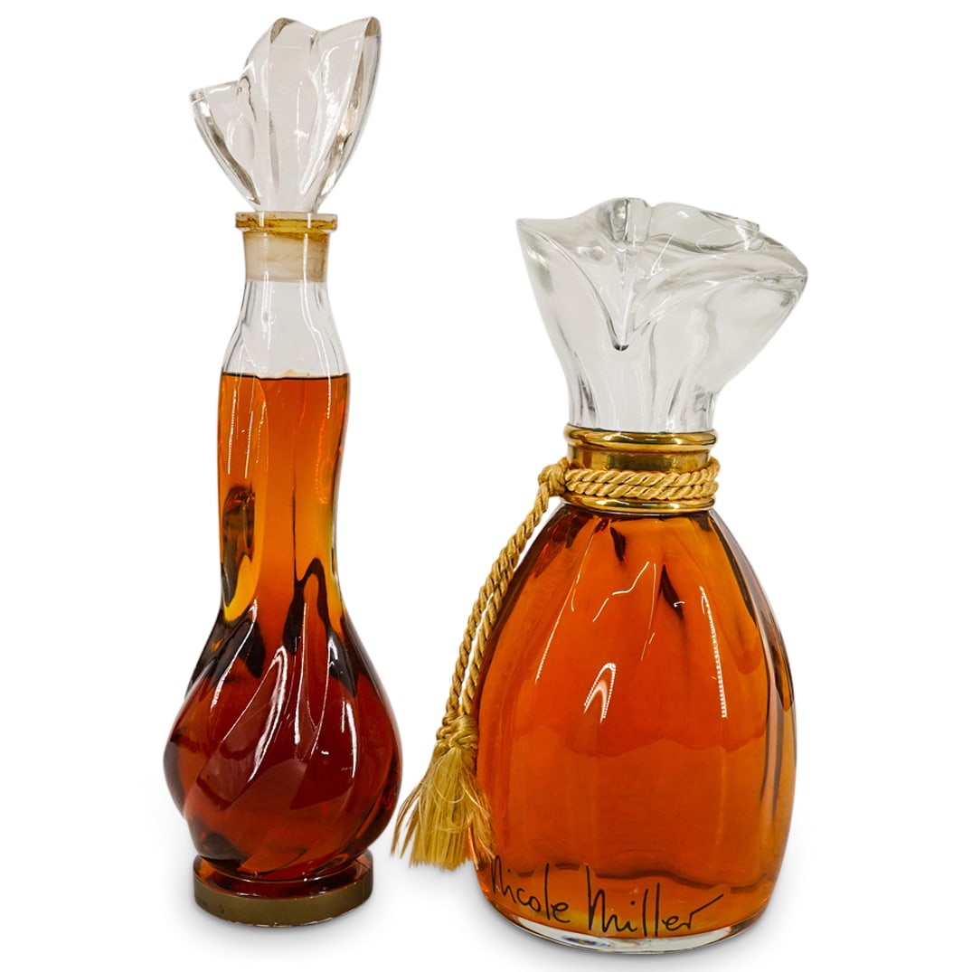 (2 Pc) â€œForever Amberâ€? & "Nicole Miller" Factice Display Perfume Bottles (1 of 15)