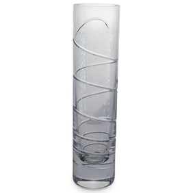 Baccarat Crystal "Spin" Bud Vase