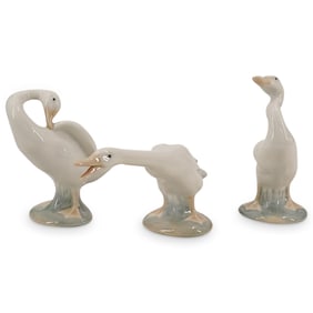 (3 Pc) Lladro "Coleccion Patitos" Porcelain Ducklings