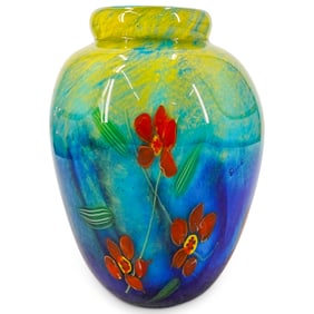 Murano Glass Flower Vase