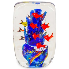 Murano Art Glass Aquarium Sculpture