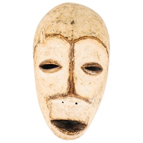 Congolese Lega Style Carved Wood Mask