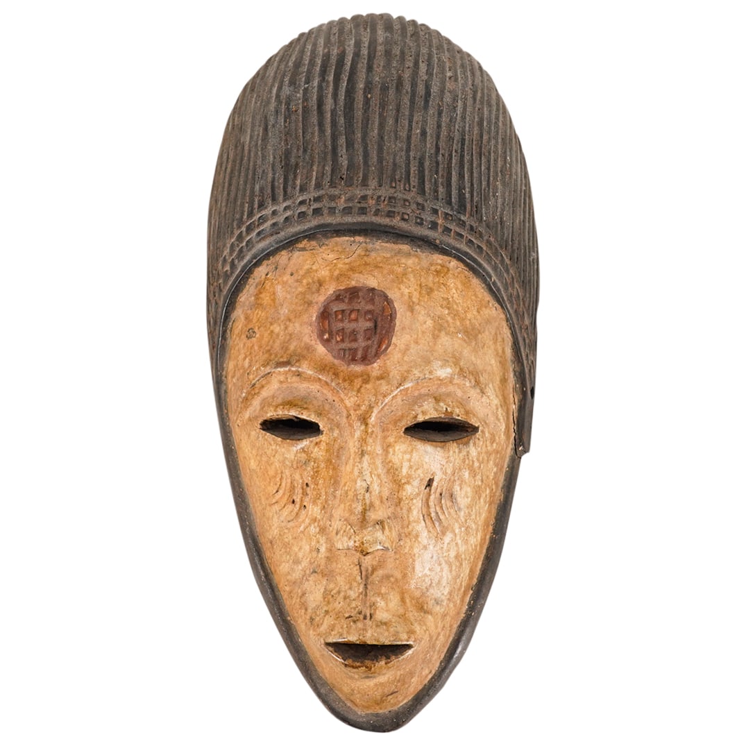 Nigerian Igbo Polychrome Carved Wood Mask (1 of 11)