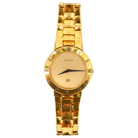 Gucci Gold Plated Ladies Watch