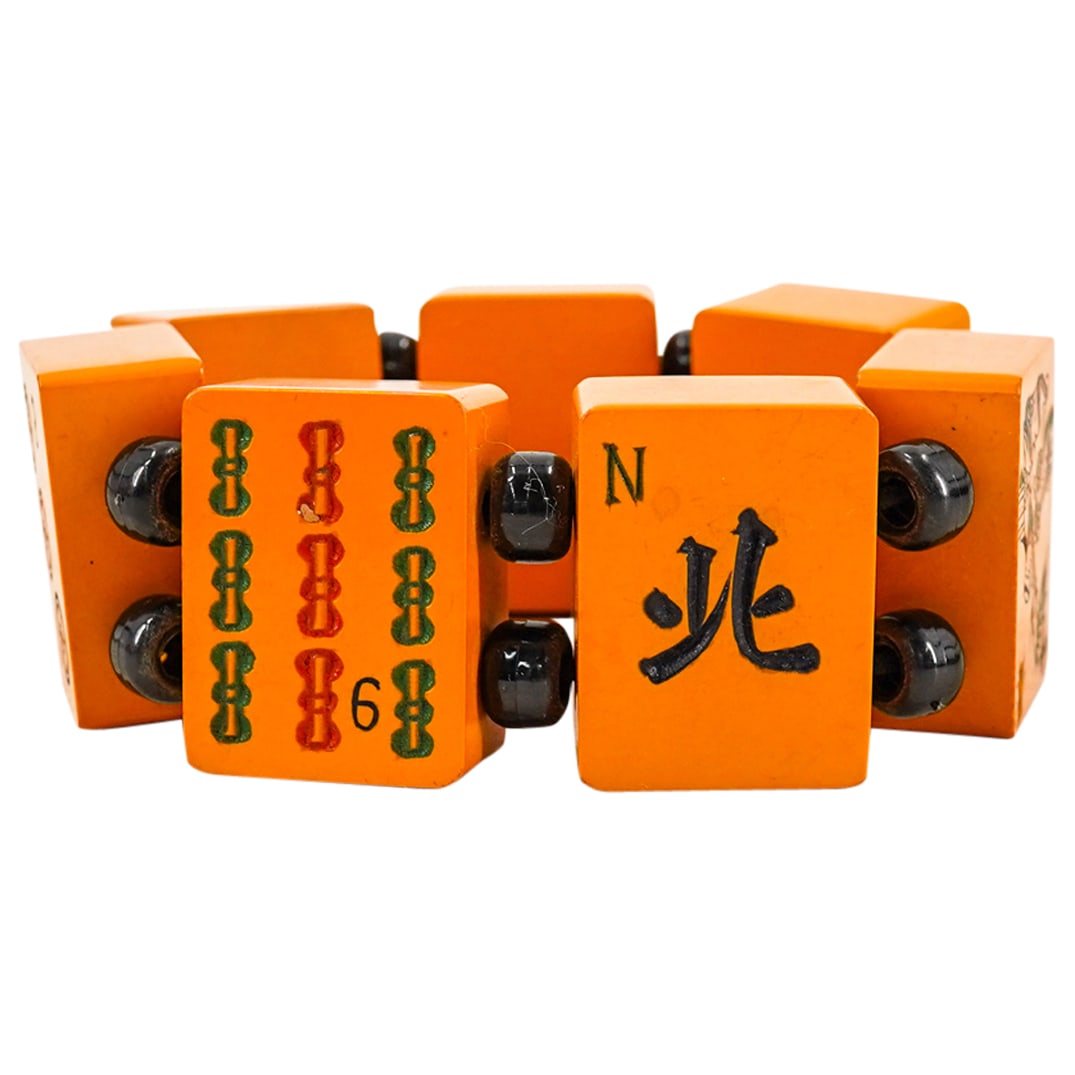 Vintage Bakelite Mahjong Bracelet (1 of 5)