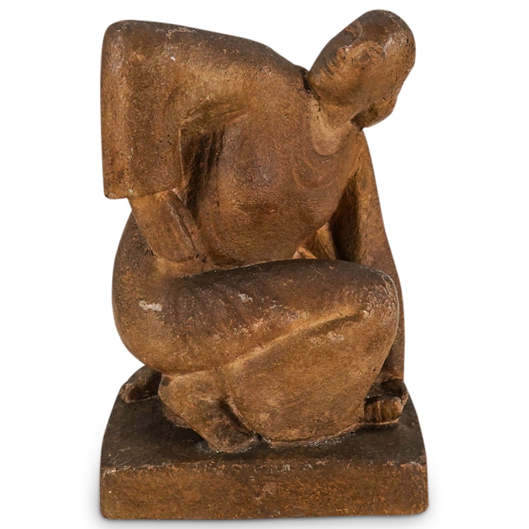 Latin American Ceramic Kneeling Woman (1 of 10)