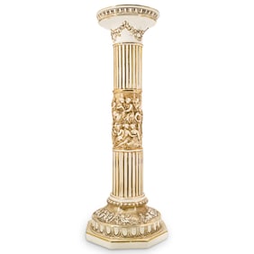 Vintage M.A.S. Italian Capodimonte pedestal