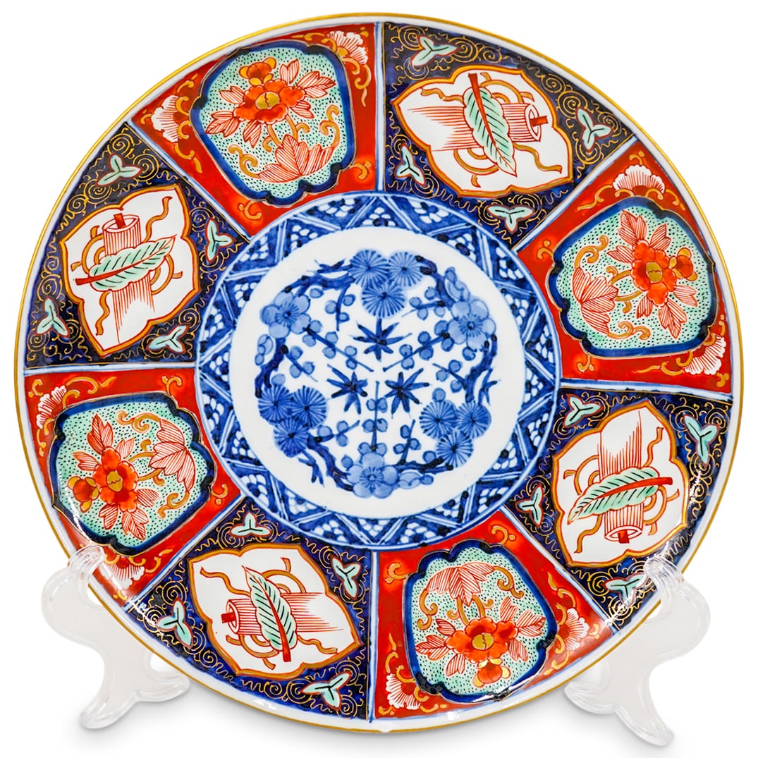 Japanese Imari Porcelain Plate (1 of 4)