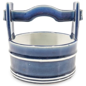 Japanese Hiraldo Porcelain Water Bucket (Teoke).