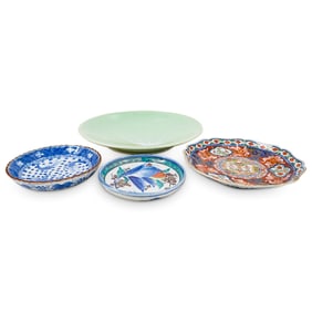 (4) Japanese Porcelain Studio Plates