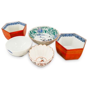 (5) Japanese Porcelain Studio Bowls