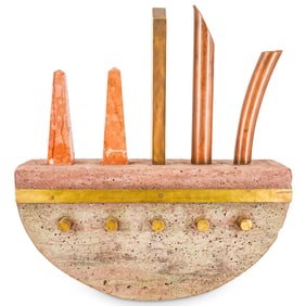 Terry Thommes (American) Modernist Mixed Media Sculpture