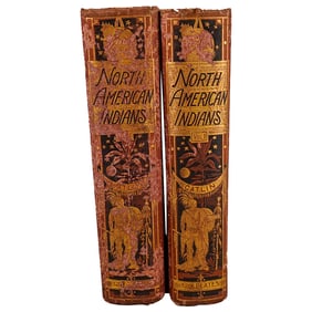 (2) Volumes "North American Indians" Illustrated