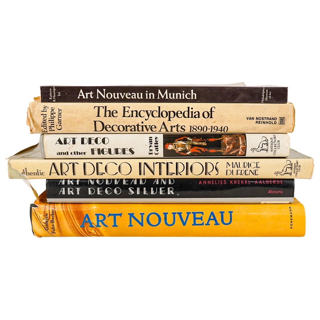 (6) Art Deco/Art Nouveau Books (1 of 15)