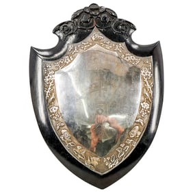 Chinese Silver Presentation Plaque