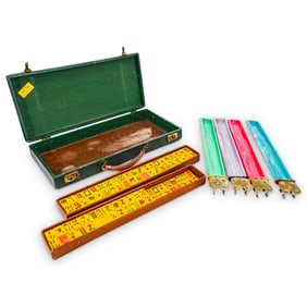 Vintage 1970s-1980s Mah Jongg Cardinal Set