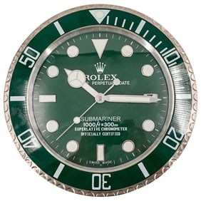 Rolex Submariner Dealer Display Wall Clock