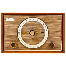 Vintage Zenith S-46917 AM FM Tube Radio