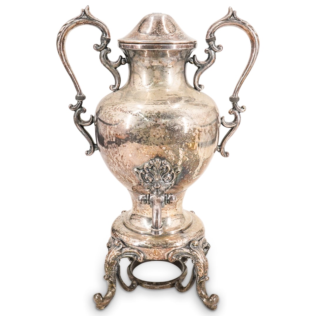 Antique English-Style Silver Plate Tea Urn / Samovar (1 of 12)