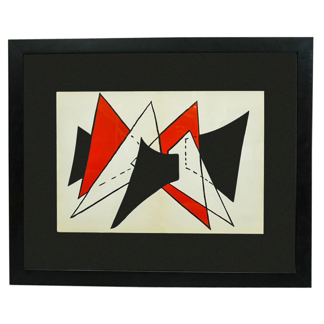 Alexander Calder (American, 1898-1976) Double Page Lithograph (1 of 7)