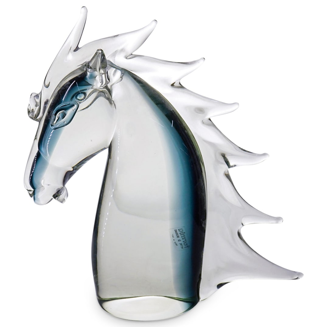 Murano Glass Horse Head Sculpture (1 of 11)