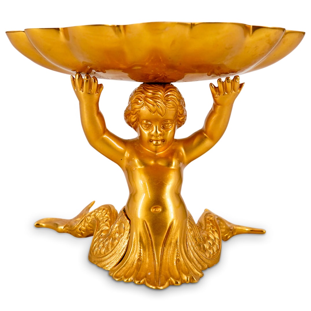 Sherle Wagner Style Gilt Soap Dish (1 of 6)
