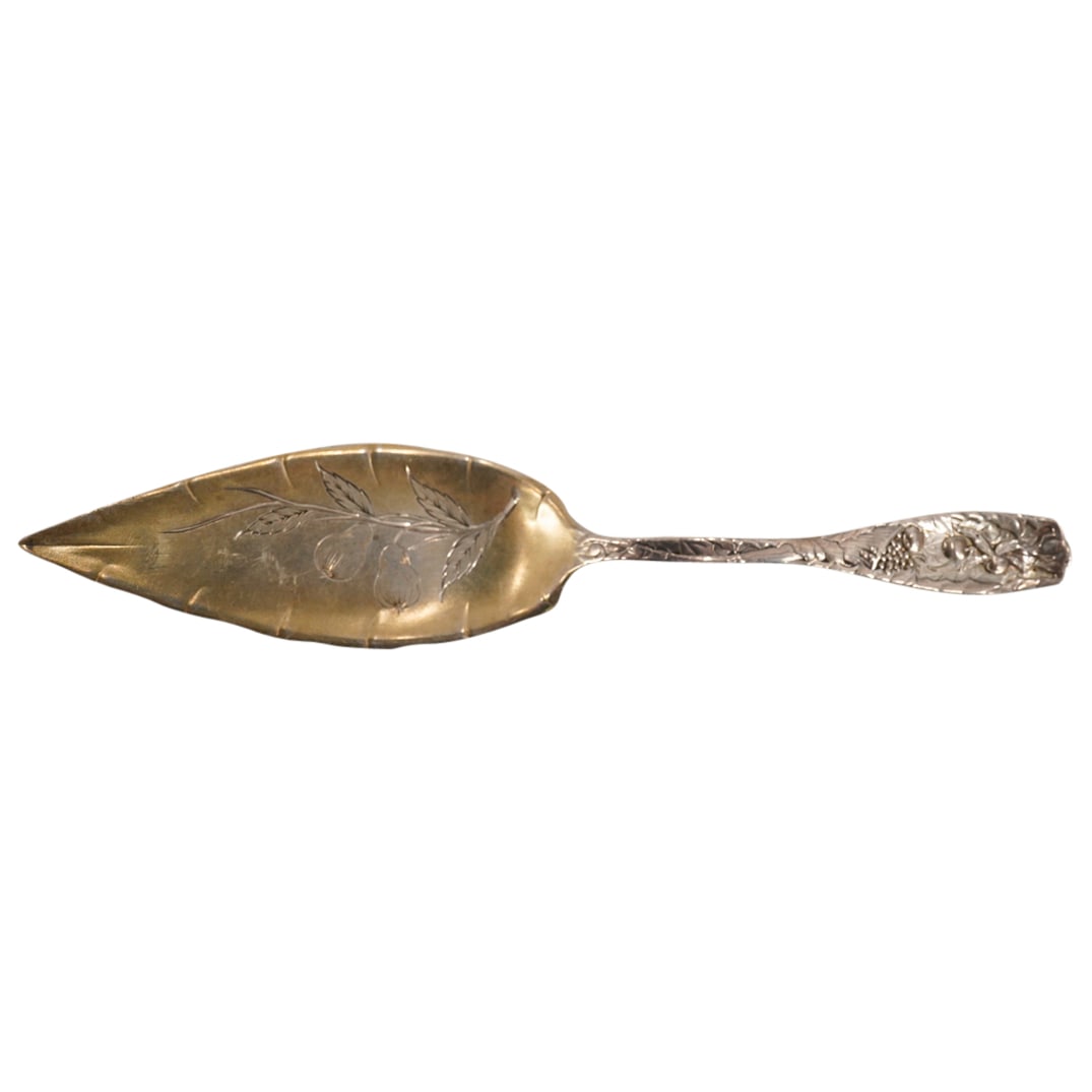 Sterling silver serving spoon (1 of 6)