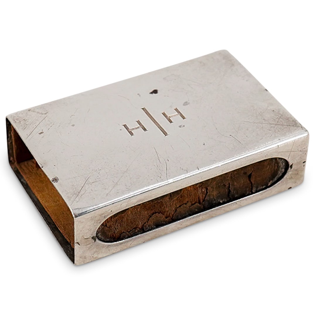 Cartier Sterling Silver Match Box Case (1 of 4)