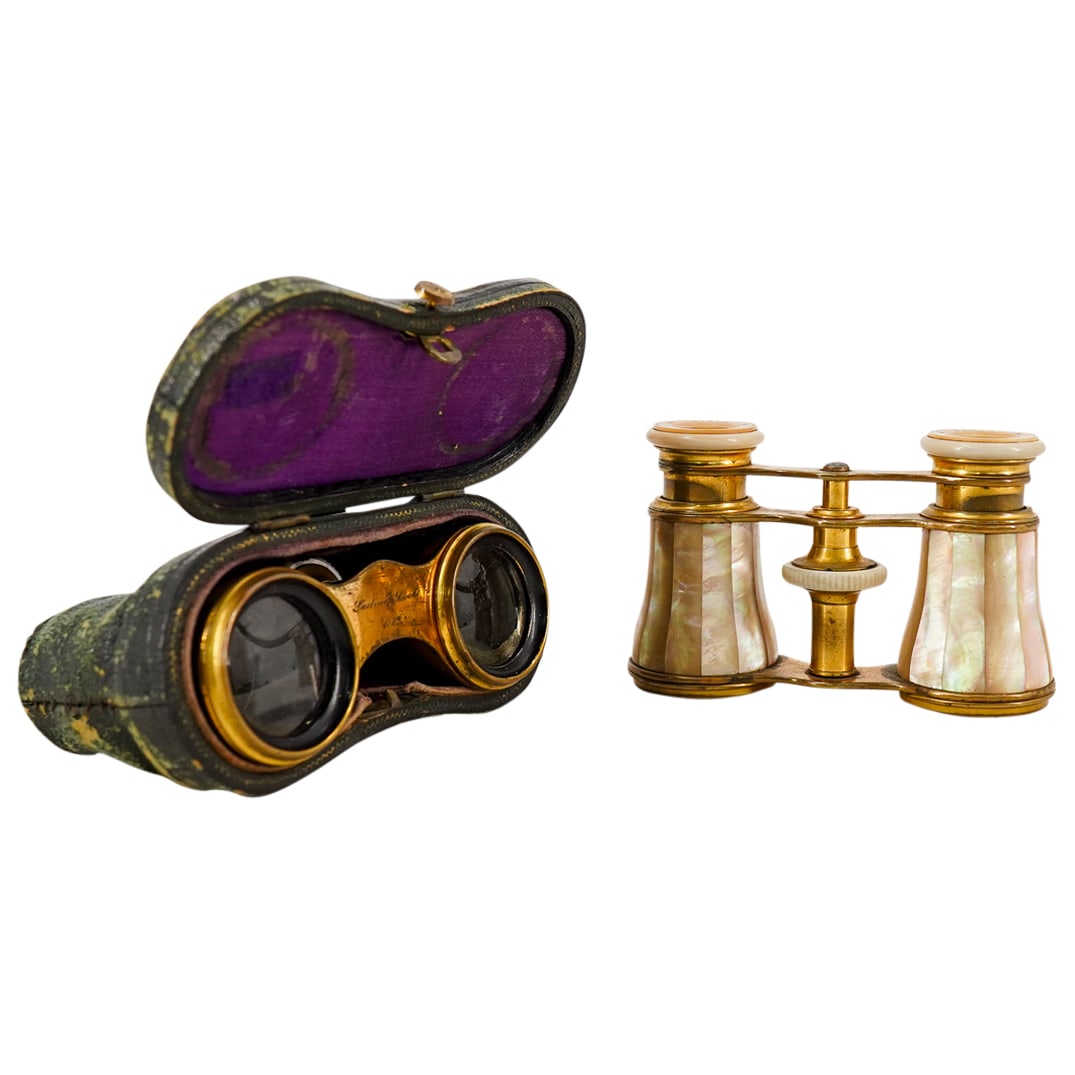 (2 Pc) Pair Of Antique "LeMaire" Opera Glasses (1 of 14)