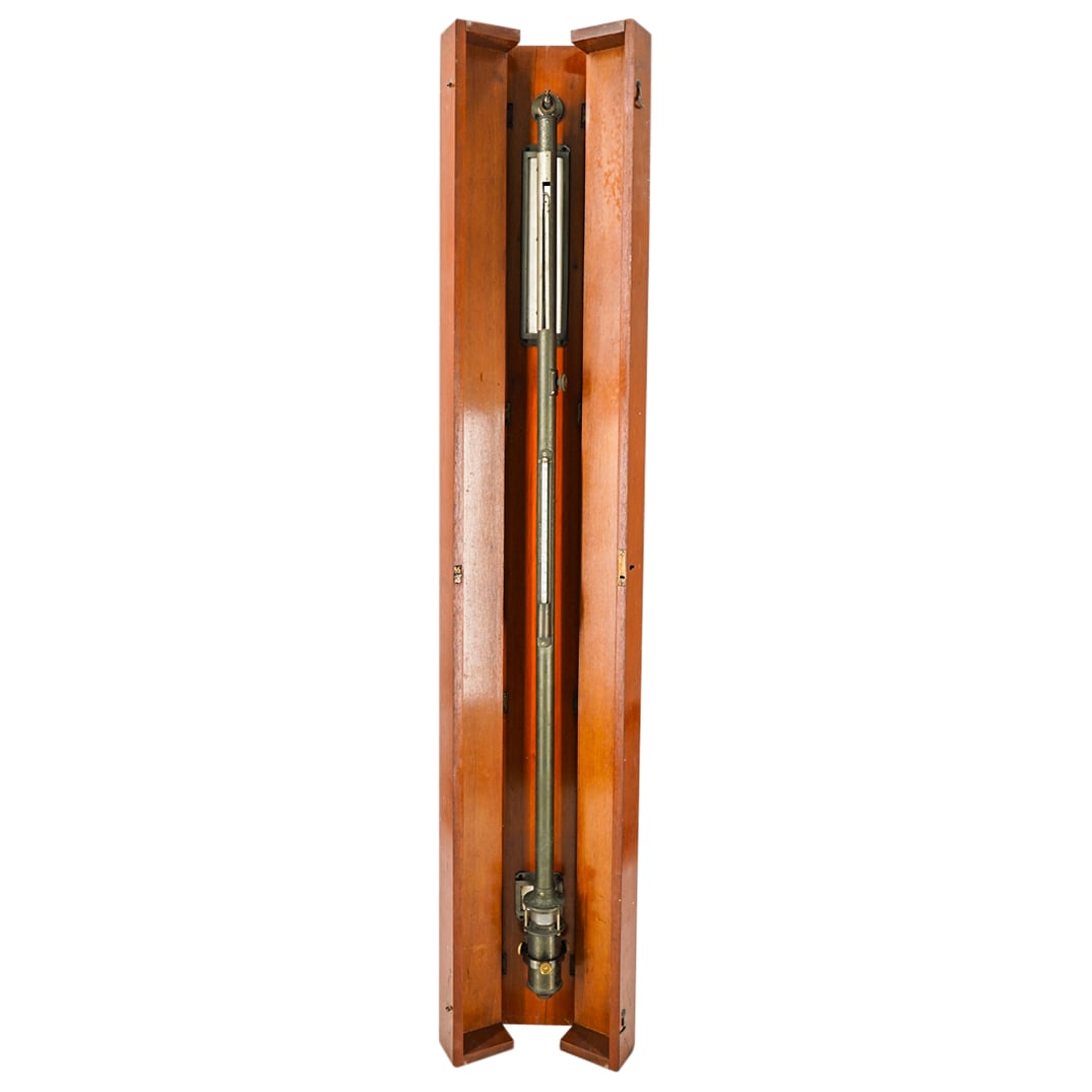 Antique Henry J Green Stick Barometer Thermometer (1 of 17)