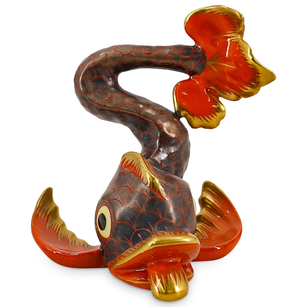 Herend Porcelain "Koi Fish" Figurine (1 of 4)