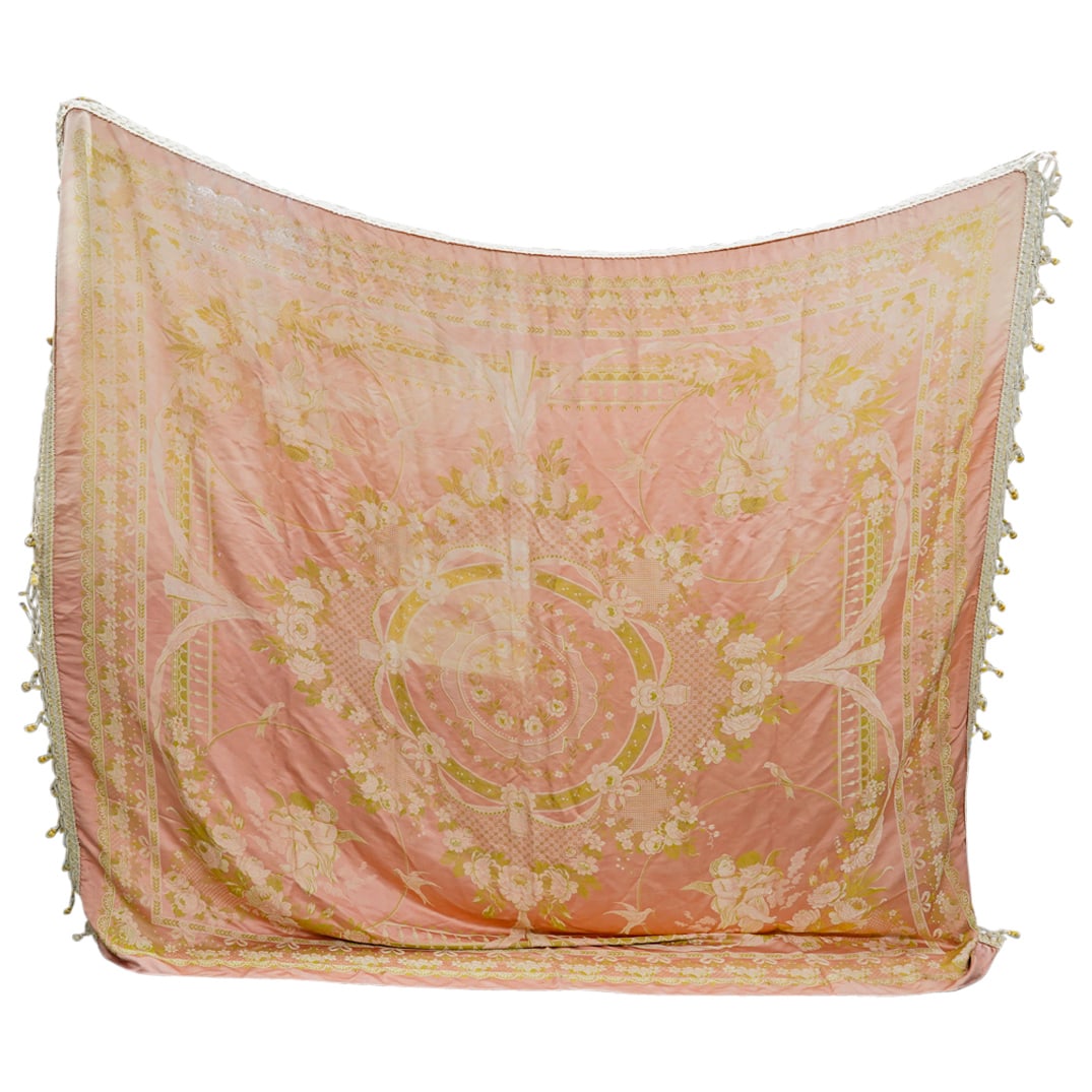 French Embroidered & Woven Bed Sham or Textile (1 of 5)