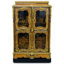 French Rococo Style Gilt Bronze Mounted Chinoiserie Cabinet Manner of (Bernard II van Risenburgh)