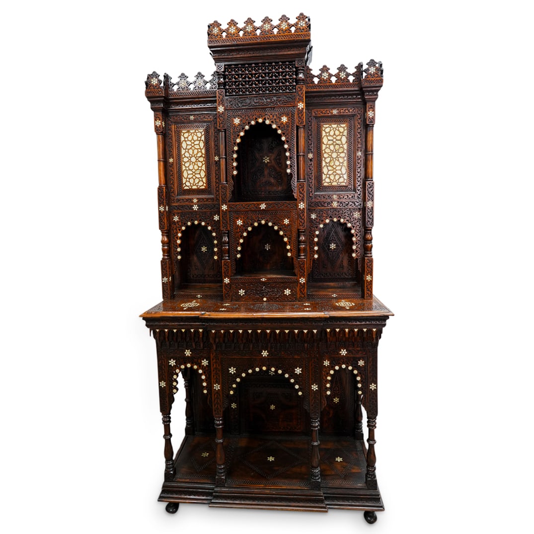Islamic Arts Ottoman Turkish Inlaid Display Cabinet (1 of 20)
